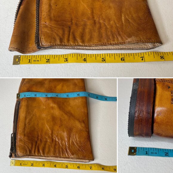 BED STU Tess Tan Leather Tall Riding Boots BedStu Size 7 - Picture 16 of 16